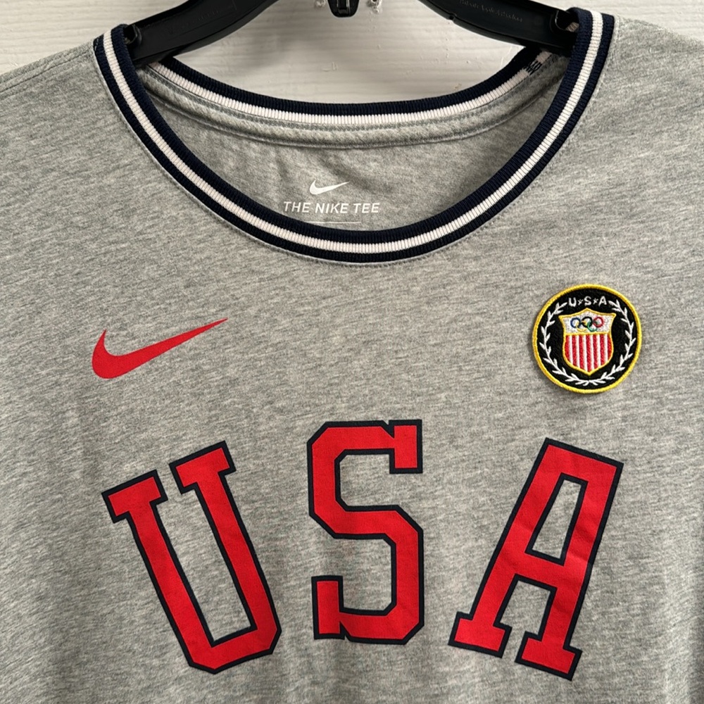 Nick Tee shirt Gary and Graphic USA  with Olympic Embroidery for men size XXL